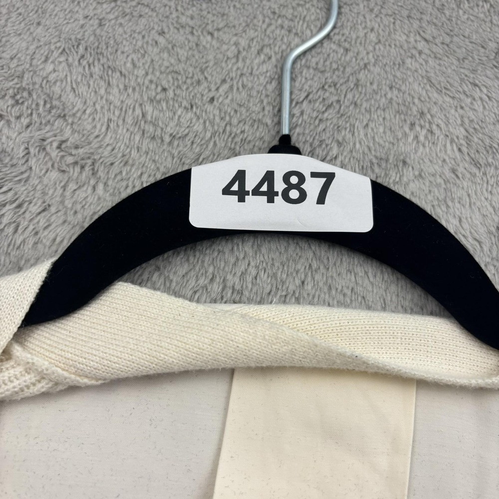 Lululemon Still At Ease Wrap Cardigan Sweater Womens 8 Ivory Cashlu Tencel Lagen - Picture 13 of 13